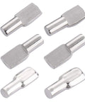 120 Packs 5mm Shelf Pins Spoon Shape Support Pegs For Cabinets And Furniture, Stainless Steel, 18mm High, Anti Rust And Durable