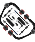 Front Upper Control Arms Kit With PU Bushings And Ball Joints For Ford F150 2009 2014 Heavy Duty Sway Bars Tie Rods 12 Piece