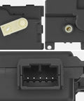 Aftermarket HVAC Air Door Actuator Replacement For Honda Accord 2003 2007 And Acura CL 2001 2003 TL 1999 2008 Air Inlet Recirculation Control Actuator Easy Install Solid Performance, featuring connectors and mounting points in close-up view.