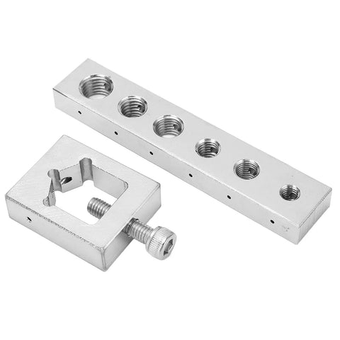 Beefy Locking Nut Kit With Steel Fasteners, Precision Locking System components including steel block and fastening bracket