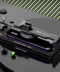 Universal LCD Screen Separator With Heating Free Opening Strong Suction Cup on black circular base with clamps and measurements.