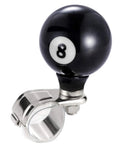 8 Ball Steering Wheel Assist Booster Grip Hand Control Spinner Suicide Knob For Agricultural Tractors Forklifts And Lawn Mowers Black Beefy Grip