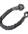Four Pack Beefy Synthetic Soft Shackle Rope Set With Protective Sleeve 38,000 Lb Capacity shown in detail