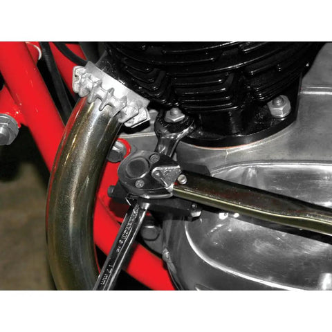 Adjustable Torque Wrench Adapter That Lets You Torque Any Fastener With A Combination Or Hex Key in use on an engine bolt