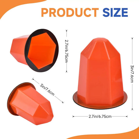 Top Tier 13 Piece Magnetic Fire Sprinkler Covers For Zero Fuss Temporary Paint Masks Tough PVC Recessed Sprinkler Protectors Cinch Setup DIY Home Reno Favorites Grab Bag product size with dimensions.