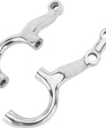 One And Three Quarter Inch Dropped Steering Arms For Ford 1934 Model T Style And 1937 To 1948 Ford Spindles Zinc Plated Forged Steel For Four Inch Drop Axles And Four Bar Or Harpin Radius Rod Suspension, pair