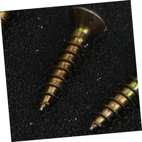Close-up of quick fix screws for 20 Pack Glass Holder Clips For Cabinet Doors And Mirrors With Rock Solid Clamp Hinges