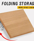 Heavy Duty 8 Inch Folding Shelf Brackets Set Of 6 For Wall Mounted Shelves Benches And Tables showing folding mechanism