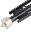 Close-up of the Heavy Duty Steel Alloy Safety Wire Pliers With Spring Return, Lock Wire Twisting Tool, showing durable metal components.
