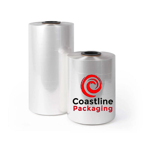 22 Inch 100 Gauge Polyolefin Center Fold Shrink Wrap Film Roll 2625 Feet Heavy Duty Hella Tough puncture resistant rolls.