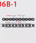 Get Your Hands On This Cool 1.5 Meter Short Pitch Precision Roller Chain For Industrial Drives featuring specifications and details.