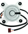 Brushless DC Air Conditioner Motor Replacement, 310V 34W 0.16A 1000r/min External Fan, 3-Wire CW Connector, front view