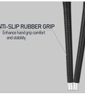 Close-up of anti-slip rubber grip on adjustable mini golf putter from All In One Adjustable Mini Golf Putter Set With 8 Practice Balls