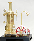 Working Steam Engine Model Kit 38 Piece Stationary Mill Engine With Boiler Generator And Lamp Stand Vintage Steampunk Mechanical Display