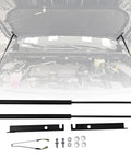 Toyota RAV4 2026 2027 Front Hood Lift Supports 2 Pack Beefed Up Heavy Duty Stainless Steel Kit with open engine hood