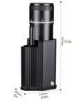 Top Shelf Electric Burr Coffee Grinder Featuring 60 Exact Grind Levels And Durable Stainless Steel Conical Blades for quiet herb processing.
