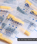 ELEGOO resistor kit in clear zip-lock bags, 525 pieces of 1% resistors ranging 0Ω–1MΩ, RoHS compliant