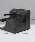 Automatic Wrap Machine 180W for inflatable packaging with size dimensions, side view, efficient warehouse tool.