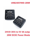 Top Tier Isolated Dc To Dc Converter 20W Power Supply Module, compact black unit for DC voltage conversion, suitable for electronics.
