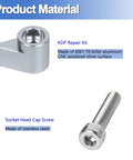 Dodge Cummins 12V 5.9L Dowel Pin Repair Kit With Retainer For 1989 1998 Diesel Engines Stops Dowel Pin Backout And Timing Cover Damage Quick Install Real Engine Protection Keeps Your Ride Running Strong. 6061-T6 billet aluminum retainer and stainless steel socket head screw