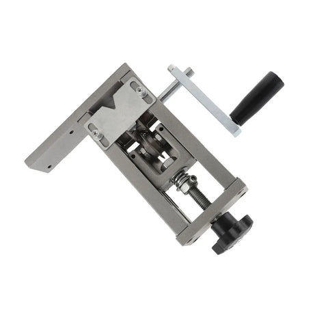 Sonew Dual Mode Electric Wire Stripper Hand Crank And Drill Powered Tool Automatic Copper Cable Stripping Machine top view showing metal structure and handle.