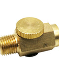 Pro Grade Pneumatic Speed Regulator With Dual Quarter Inch Threads For Industrial Equipment High Accuracy Air Regulator, brass body
