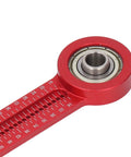 Pro Shop Quality Woodworking Compass Scriber With A 360 Degree Swivel Joint and Rugged Aluminum Alloy Body close-up showing precision scale