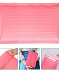 50 Pack Pink Bubble Mailers 16.5x22+4 Inch Self Seal Padded Envelopes For Small Business Shipping shown in four views