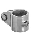 22mm Stainless Steel Bimini Top Jaw Slide Connector For Boats And Patios, corrosion-resistant clamp with screw lock