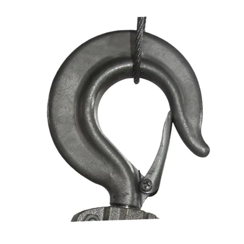 Rock Solid Manual Lever Chain Hoist Crafted From Stainless Steel 304 With Rust Resistant Shield For Hardcore Warehouse And Workshop Rigging Tasks At 0.75 Ton Capacity Over Three Meters hook detail