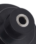 Close-up of Dial Hand Wheel Position Indicator 12x100mm With Handwheel Handle for machinery, mounting section visible
