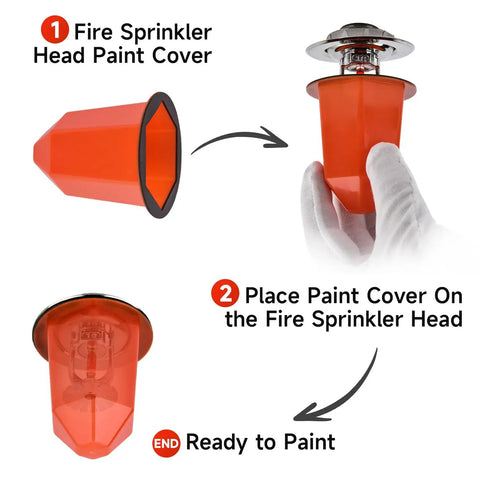 Snag These Bad Boys 20 Pack Magnetic Fire Sprinkler Paint Covers Designed for Recessed Heads Smooth PVC Build for easy application.