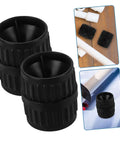 Two Piece Tubing Deburring Tools Reamers For Pipes Set, shown in close-up with black plastic material and multiple angles