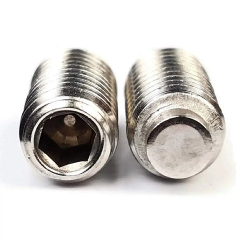 Built Tough Thread Size 10-24 Socket Set Screws Half Dog Point 18-8 Stainless Steel 3/16 Inch Length Shop Grade Fasteners For Rock Solid Grip And Dead Nuts Secure Installation