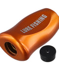 Premium Gold Fishing Reel Knob Grip For Baitcasting Rods Upgrade Your Casting Gear With This Ultra Light ABS Handle Part For Effortless Action And Smooth Performance On Any Water Drop Or Carbon Rocker Setup, orange ABS reel knob