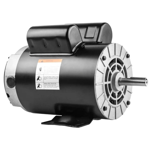 Heavy Duty 3Hp Electric Motor For Compressor Systems, 3450Rpm 230V Single Phase, 56 Frame Build, 5/8 Inch Shaft, Counter Clockwise Rotation