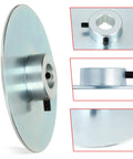 Six Inch Go Kart Brake Rotor For Manco 9598 9597 YerfDog Carter ASW Bristers Airheart MB1 Predator 212cc 196cc engines, side view