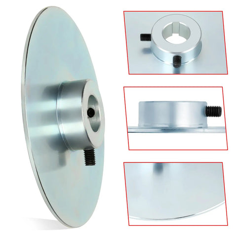 Six Inch Go Kart Brake Rotor For Manco 9598 9597 YerfDog Carter ASW Bristers Airheart MB1 Predator 212cc 196cc engines, side view
