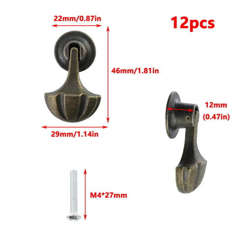 Zinc Alloy Pull Handles For Kitchen Cabinets And Drawers Durable Rust Resistant Cabinet Pulls 12 Pack With Screws