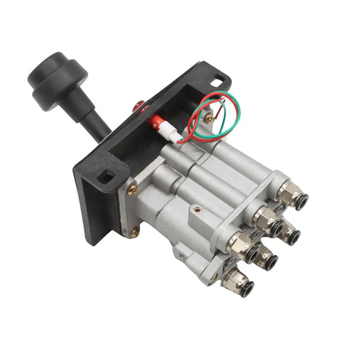 PTO Hoist Control Valve Kit With Dual Pneumatic Valves And Kickout For Beefed-Up Heavy Duty Hydraulic Tippers And Dump Trailers Direct Replacement For 328388-79X 329358X K90 Compatible With Apsco And Major PTO Hoist Systems