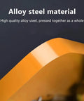 Close-up of high-quality alloy steel material used in Built Tough Heavy Duty Stone Lifting Clamps for durability and strength.
