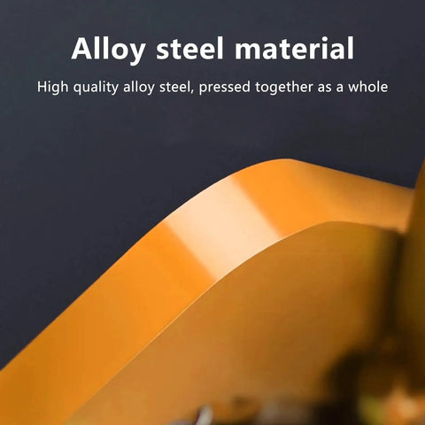 Close-up of high-quality alloy steel material used in Built Tough Heavy Duty Stone Lifting Clamps for durability and strength.
