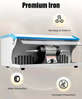 Top Notch 500W Jewelry Bench Polisher With Dust Collector And Work Light Freestanding Benchtop Buffing Machine For Metal Parts