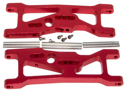 Front And Rear Swing Suspension Arms Upgrade Kit For 1 By 10 22S SCT 2WD Short Course RC Car Aluminum Alloy Parts Red