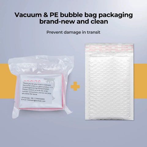 Rounded Edge Microscope Slides Kit Includes 50 Pre Cleaned Blank Slides And 100 Pro Grade 22x22mm Square Coverslips For Monocular Binocular And Trinocular Microscopes Vacuum Packed For Safe Transit And Double Protection. Vacuum packed slides and bubble mailer packaging