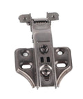 Silent Wardrobe Hinge Hydraulic Soft Close Adjustable Aircraft Base For Aluminum Glass Cabinet Doors with cold rolled steel finish