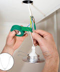 Installation of Six Pack Recessed Light Spring Clips Set, Heavy Duty Silver Torsion Clips For Recessed Fixtures, Durable Metal Trim Clips.