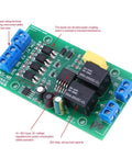 Beefed Up DC Motor Driver Controller Module With CW CCW Reversing 20A Relay Built For Real World Automation Projects And Industrial Equipment Wide Voltage Range And Efficient Heat Management With Copper Terminal Design, top view