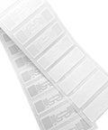 UHF RFID Tag Sticker Rewritable Adhesive Inlay Label 73x20mm ISO18000 6C EPC Class1 Gen2 Long Range 0 To 8m 860 To 960MHz 128Bit EPC 32Bit TID Pack Of 100 For Warehouse Pros