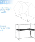 Comparison of furniture-grade and common PVC pipe frames for One Inch PVC Pipe Set Ten Pieces Schedule 40 White For DIY Projects At Home Garden Greenhouse Shed And Workshop Great For Shelving Tents Rigs And More DIY Friendly